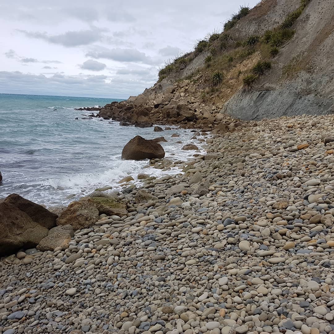 I'm busy exploring this new little bay, it has some great Miocene cliffs. Just have to hope the storm holds off! 
       